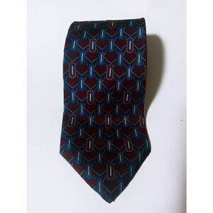 Christian Dior Monsieur Pure Silk Geometric Tie L=57'  W=3.75'